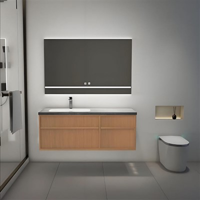 Custom Floating Vanity Cabinets